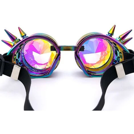 BAICCCF Lunettes De Protection 1 Pack-Dazzling Color Lunettes Colorées Rave Festival Party Edm Lunettes De Soleil Lentille Diffractée 1 BAICCCF Lunettes De Protection 1 Pack-Dazzling Color Lunettes Colorées Rave Festival Party Edm Lunettes De Soleil Lentille Diffractée