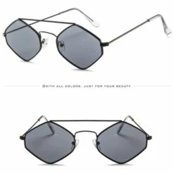 BAICCCF Lunettes De Protection Femmes Hommes Vintage Rétro Lunettes Unisexe Losange Cadre Lunettes De Soleil Lunettes -Promos Protection des yeux : lunettes et masque Magasin 65876561 5