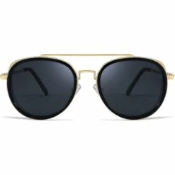 ILOVEMILAN Nouvelles Lunettes De Soleil Punk à Large Monture Rondes Haut De Gamme Pour Femmes Européennes Et Américaines Pour Hommes (noir) -Promos Protection des yeux : lunettes et masque Magasin 65885659 2
