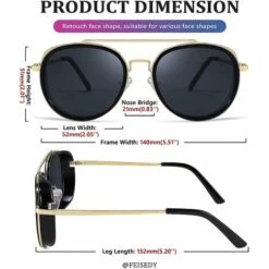 ILOVEMILAN Nouvelles Lunettes De Soleil Punk à Large Monture Rondes Haut De Gamme Pour Femmes Européennes Et Américaines Pour Hommes (noir) -Promos Protection des yeux : lunettes et masque Magasin 65885659 5