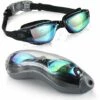 Cisea Lunettes De Natation, Lunettes De Natation En Silicone, Lunettes De Natation, Lunettes De Natation Pour Adultes, Lunettes De Natation Pour Enfants, Grand Angle Anti-buée Anti-uv étanche