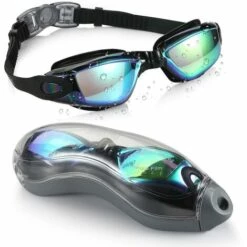 Cisea Lunettes De Natation, Lunettes De Natation En Silicone, Lunettes De Natation, Lunettes De Natation Pour Adultes, Lunettes De Natation Pour Enfants, Grand Angle Anti-buée Anti-uv étanche