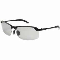 LUCKY-88 Lunettes De Soleil Polarisées à Changement De Couleur Lunettes De Cyclisme Pour Hommes Lunettes De Soleil Mode Jour Et Nuit (monture Noire - Gris à Changement De Couleur)
