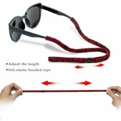 KAEJYIUT Sangle De Lunettes (paquet De 10) Porte-lunettes, Bracelet De Lunettes De Soleil En Nylon élastique Doux Pour Hommes Femmes -Promos Protection des yeux : lunettes et masque Magasin 66110270 2