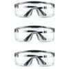 3 Lunettes De Protection Anti-Buée Lunettes Et Anti-Rayures Pour Les Lieux De Travail, Construction, Bricolage, Laboratoire, Soudage, Chimie, Usage Personnel Confortables à Porter, Adélala