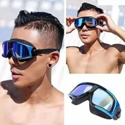 Lunettes De Natation Anti-buée Haute Définition Pour La Natation En Plein Air——Adélala -Promos Protection des yeux : lunettes et masque Magasin 66381052 4