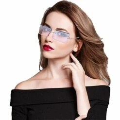 3 Pièces Lunettes De Soleil Mode, Lunettes De Soleil Sans Monture, UV400 Protection Lunettes De Soleil Sans Monture Vintage à La Mode Pour Homme Et Femme (3 Couleurs)——Adélala -Promos Protection des yeux : lunettes et masque Magasin 66381609 5