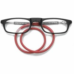 DONTODENT Lunettes De Lecture De Haute Qualité à Absorption Magnétique Tr Suspendus Au Cou Funky Readers Lunettes - Rouge Grossissement 2,25 -Promos Protection des yeux : lunettes et masque Magasin 66750700 3