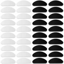 DONTODENT 20 Paires De Plaquettes De Nez Pour Lunettes Adhésives