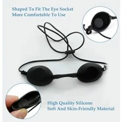 BDD Lunettes De Protection En Silicone Souple Et Confortable Pour La Luminothérapie 2 Pièces -Promos Protection des yeux : lunettes et masque Magasin 66802176 3