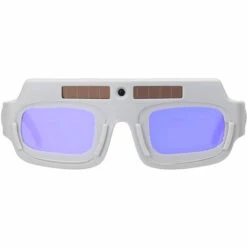 ASUPERMALL Lunettes De Soudage à Assombrissement Automatique à énergie Solaire Soudage à L'arc à L'argon Lunettes De Soudage électriques Protections De Soudage, Gris - Gris