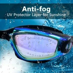 AOUGO Lunettes De Natation Pour Hommes Femmes Adultes - Lunettes De Natation Anti-buée Avec Protection UV, Vision Claire, Coussin En Silicone Sans Fuite -Promos Protection des yeux : lunettes et masque Magasin 66960439 3