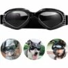 OCXIN Lunettes De Soleil Pour Chien Sangle Réglable Pour Lunettes De Soleil UV Protection Imperméable Pour Petits Chiens De Taille Moyenne Noir