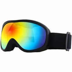 FLETéçA Double Couche Lentille D'hiver Lunettes De Ski D'hiver Anti-Fog Lunettes De Snowboard Lunettes De Snowboard UV Protection Anti-Brouillard Lunettes De Neige Pour Hommes Femmes (Couleur)