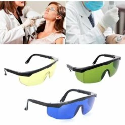 DONTODENT Lunettes De Protection Lunettes De Protection Laser Lunettes De Protection Pour Les Yeux Bleus Verts - Bleu -Promos Protection des yeux : lunettes et masque Magasin 66970378 5