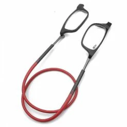 DONTODENT Lunettes De Lecture De Haute Qualité à Absorption Magnétique Tr Suspendus Au Cou Funky Readers Lunettes - Rouge Grossissement 2,25 -Promos Protection des yeux : lunettes et masque Magasin 66970440 3