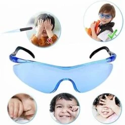 BF Lunettes De Protection 1 Pièce, Lunettes De Sécurité Pour Enfants Et Adultes, Lunettes En Plastique Transparent -Promos Protection des yeux : lunettes et masque Magasin 67204495 5