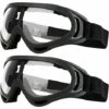 BF Paquet De 2 Lunettes De Sécurité Pour Enfants Avec Protection Anti-buée Et Anti-UV Parfait Pour Les Armes à Feu à Mousse