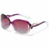 Ensoleillé Lunettes De Soleil Polarisées Pour Femmes 100% Protection UV - 2229（Violet）