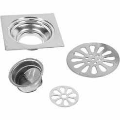 VOCTEIN <p>Fabriqué En Acier Inoxydable Massif Pour Plus De Résistance Et De Durabilité, Durable Et Sans Corrosion.La Conception De L'écran Empêche Les Cheveux De Pénétrer Dans Le Tuyau De CimentEmpêche Efficacement Les Odeurs Désagréables, Les Insectes Et Les So -Promos Protection des yeux : lunettes et masque Magasin 67414552 4