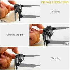 FLYME Clip Solaire, Polarized Lunettes De Soleil [Lot De 2/Vision Nocturne + Vision Du Jour] Clip Sur Lunettes De Soleil Pour Hommes / Femmes Pour La Conduite Et Les Activités De Plein Air -Promos Protection des yeux : lunettes et masque Magasin 67553631 3