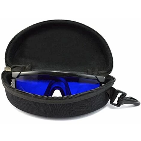 GRID COOL Lunette De Protection IPL, Lunettes Laser Lunettes De Protection Pour Graveur Laser Lunettes De Protection Des Yeux Lunettes De Sécurité Pour Travailler Avec Un étui à Lunettes, Bleu 3 GRID COOL Lunette De Protection IPL, Lunettes Laser Lunettes De Protection Pour Graveur Laser Lunettes De Protection Des Yeux Lunettes De Sécurité Pour Travailler Avec Un étui à Lunettes, Bleu – Image 3
