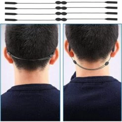 HABIENTôT Cordon Lunettes Anti-Glisse Ajustement Universel Corde De Lunettes Cordon à Lunettes De Crochets Antidérapants Pour Les Loisirs Quotidiens Et Lunettes Fixes D'extérieur AccessoiresEnsemble De 4 Pièces, Oi-FRIS -Promos Protection des yeux : lunettes et masque Magasin 67593516 4