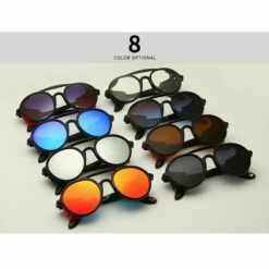 DONTODENT Lunettes De Soleil Homme, Lunettes De Soleil Ovales Steampunk Vintage, C5 -Promos Protection des yeux : lunettes et masque Magasin 67659287 4