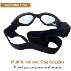 YOOUYIDA Lunettes Pour Chien, Lunettes De Soleil Pour Animaux, Lunettes Pour Chien Pliable Lunette De Soleil Protection UV (Black) -Promos Protection des yeux : lunettes et masque Magasin 67896501 3