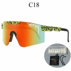 GRID COOL Pit Viper Collection Lunettes De Cyclisme Lunettes De Soleil Avec Verres Interchangeables UV400 Lunettes De Sport Pour Activités De Plein Air Course à Pied Cyclisme C18
