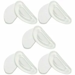 DONTODENT Plaquettes De Nez En Silicone Adhésives Antidérapantes Pour Lunettes De Lunettes - Transparent 5 Paires