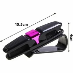 OCXIN Pièces Porte-lunettes Voiture ABS Porte-lunettes Pour Pare-soleil De Voiture Support De Lunettes De Soleil Rotatif à 180 Degrés Clip De Carte De Voiture Double Extrémités Porte-lunettes Accessoires De Voiture Intérieur Pour Tous Les Modèles De Voiture -Promos Protection des yeux : lunettes et masque Magasin 68200819 2
