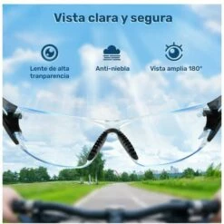 Gafas De Seguridad Mpow Hp155a, Protección Antiarañazos Y Uv -Promos Protection des yeux : lunettes et masque Magasin 68286036 5