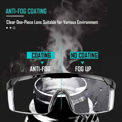 3 Lunettes De Protection Anti-Buée Et UV Lunettes Et Anti-Rayures Pour Les Lieux De Travail, Construction, Bricolage, Laboratoire, Soudage, Chimie, Usage Personnel Confortables à Porter Ephé 4 3 Lunettes De Protection Anti-Buée Et UV Lunettes Et Anti-Rayures Pour Les Lieux De Travail, Construction, Bricolage, Laboratoire, Soudage, Chimie, Usage Personnel Confortables à Porter Ephé – Image 4
