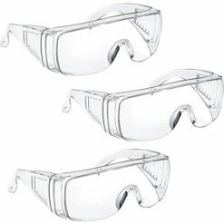 Lunettes De Sécurité - Lunettes De Protection Anti-buée Avec Vision Claire, Résistant Aux Rayures Et Aux UV - Lot De 3 Couleurs,ladacèe -Promos Protection des yeux : lunettes et masque Magasin 68758478 2